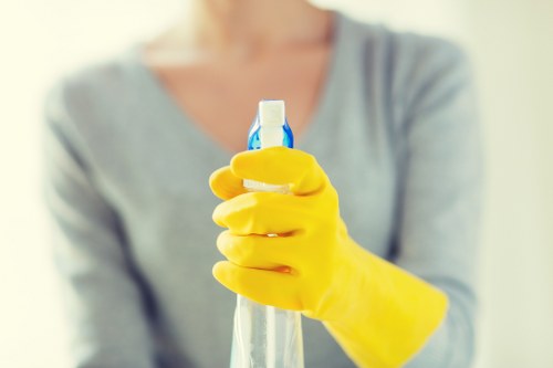 Worker using PPE during a safety-compliant task